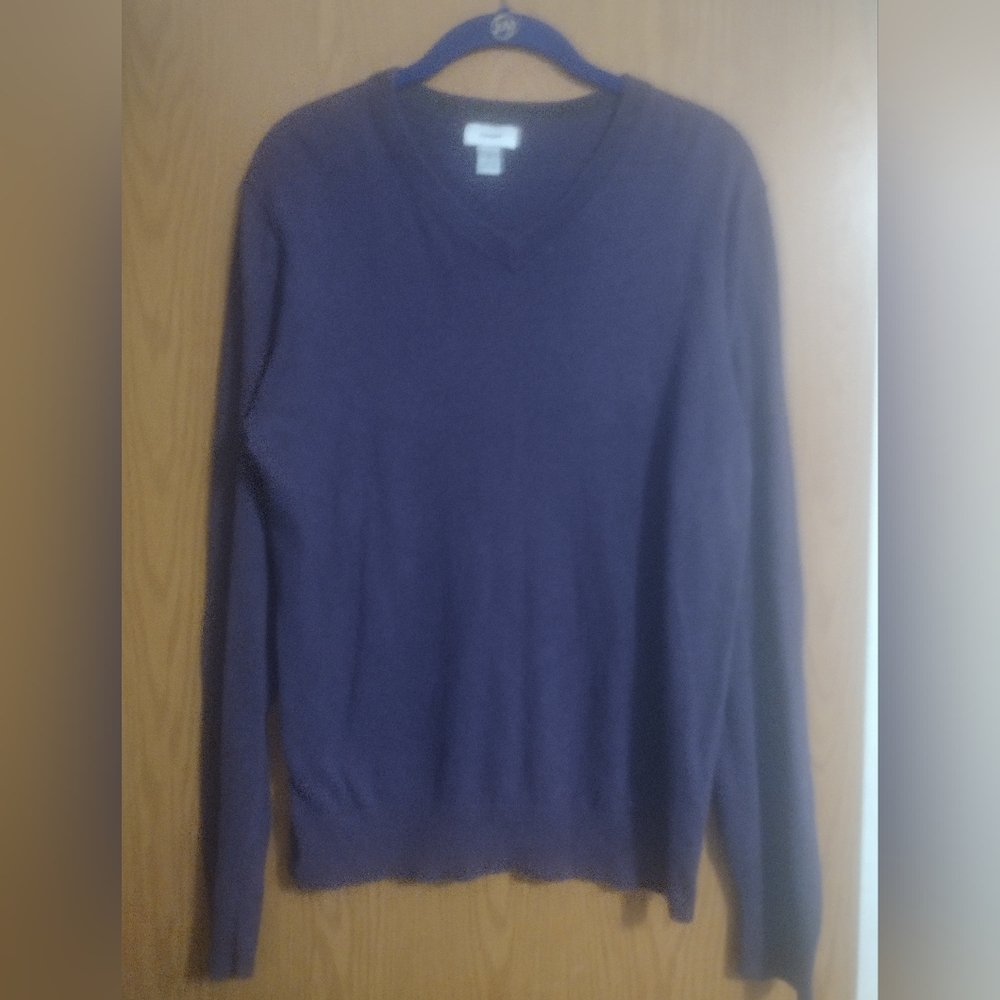Old Navy Men's Deep Purple V-Neck Sweater